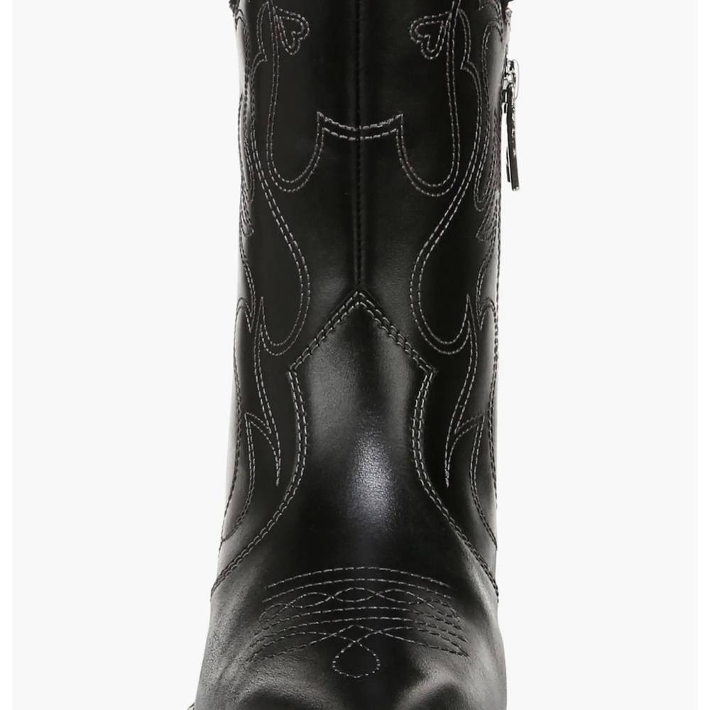 Franco Sarto Black Heeled Boots - Picture 8 of 8